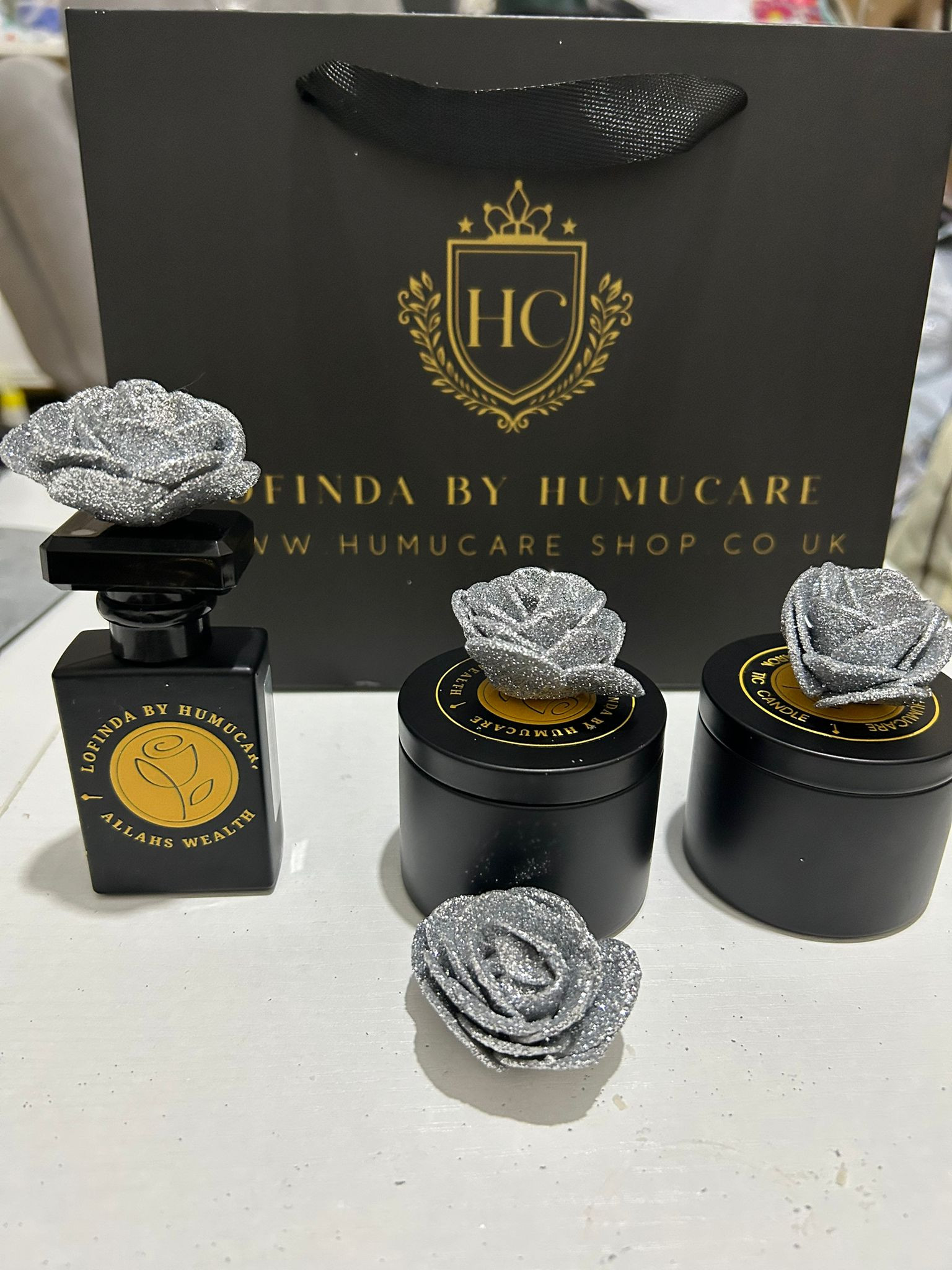 Lofinda by Humucare set of perfume and candles - Premium fragrance